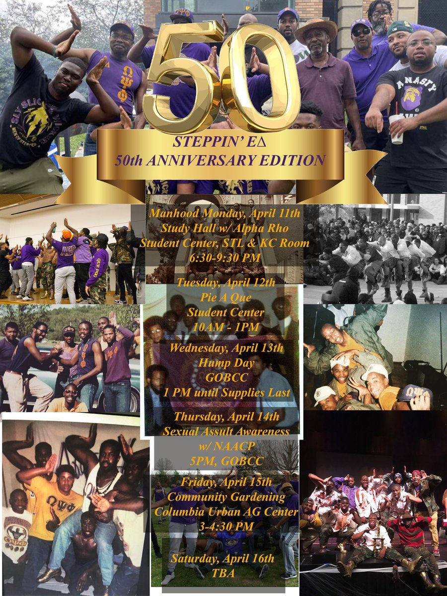 STEPPIN’ EΔ Presents: 50th Anniversary Omega Week 💜⚡️
