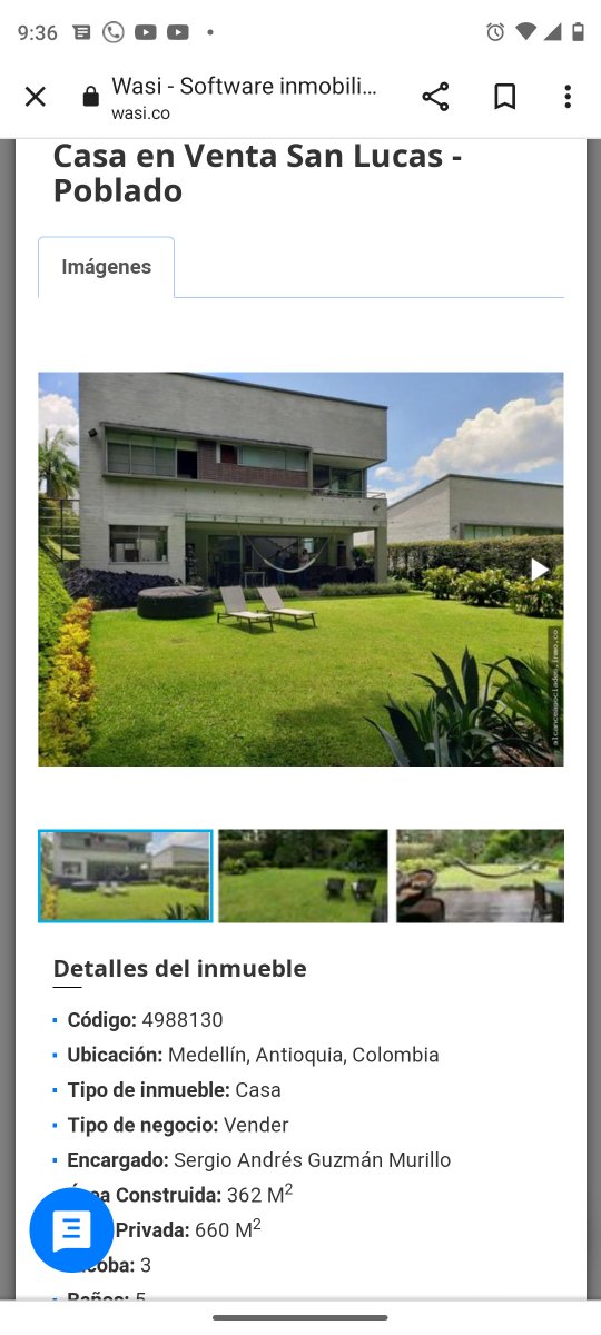 Complementoinmo's tweet image. alcanceasociados.inmo.co/casa-venta-med…