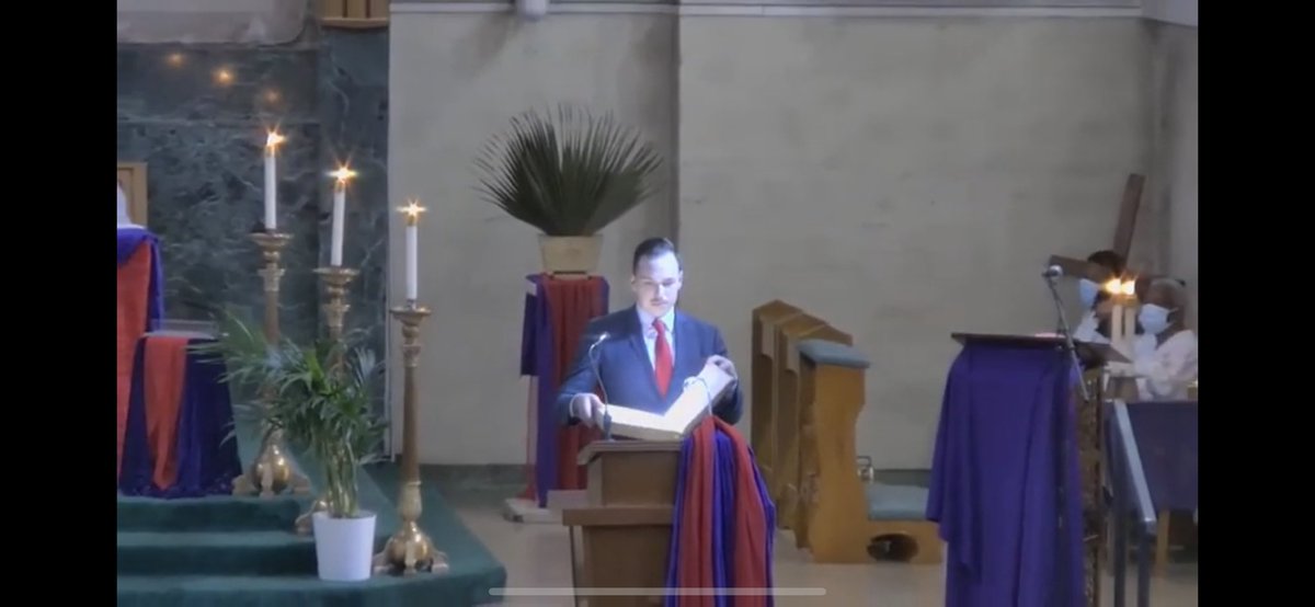I had the opportunity to help read part of the passion at church today. Wishing everyone a blessed Palm Sunday and start to Holy Week.