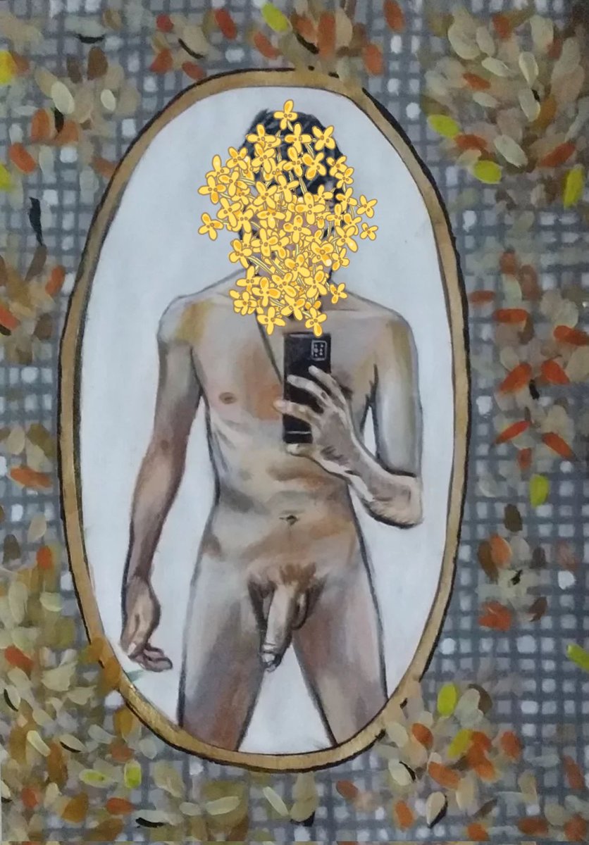Gabrieldibuja's tweet photo. Día de otoño. Técnica mixta: acrílicos y lápices de colores. #arte #art #portrait #pintura #ArtistOnTwitter https://t.co/VcfT5AAuye