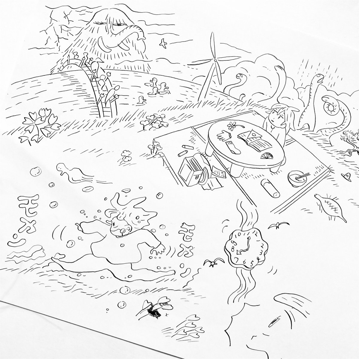 『ここは鴨川ゲーム製作所』

本日発売のまんがライフオリジナルに最新話が掲載されています。最近よく夢を見るので思い出しながら描きました🦣 