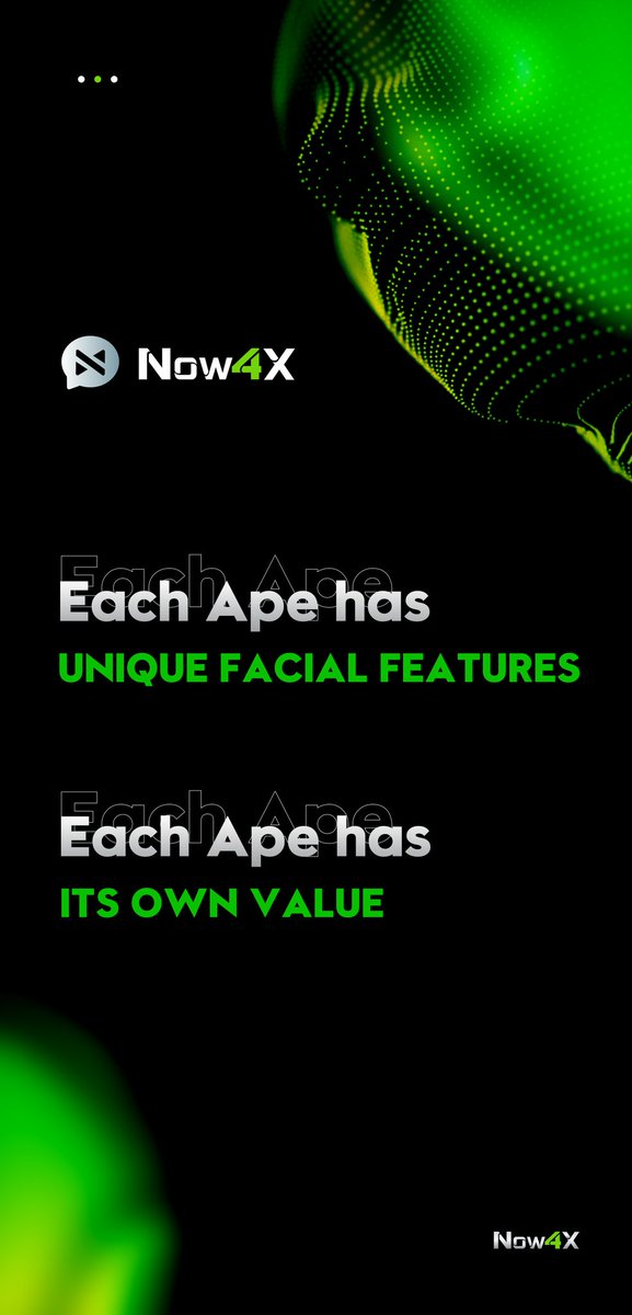 now4x1's tweet photo. Now4X Ape NFT represent the identity of Now4X core community. They are the pioneer of Web3.0 users, the leaders of new era revolution! https://t.co/ebpj7bNyxo