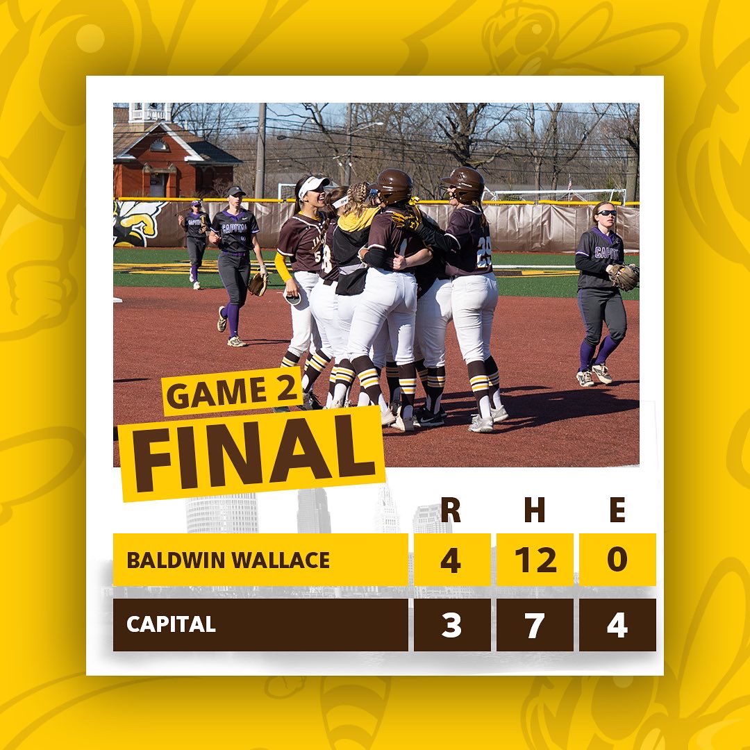 team wins today 🤞🏼🧹
#BWGrit #D3Softball #Family