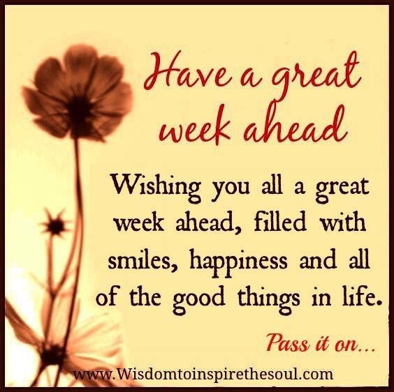 Wishing you all the best because that's exactly what you deserve. Stay well and be happy. I'll be back on Good Friday! Thanks for all your support. I appreciate it greatly.