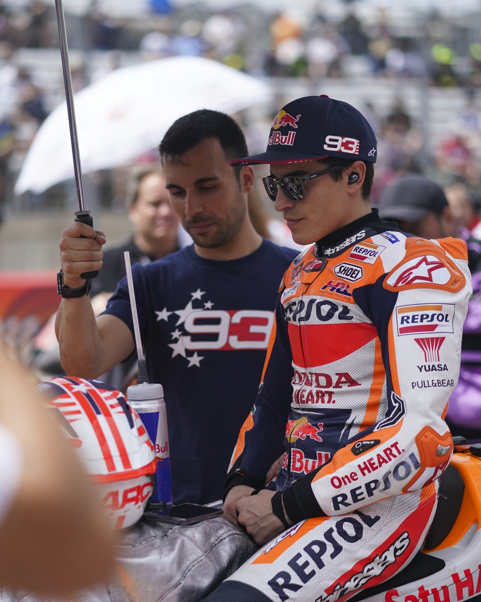 marcmarquez93's tweet photo. A technical problem at the start forced us to come back from last place to sixth.
I want to thank all my team for the love they have given me all these days ❤️
#AmericasGP https://t.co/2DkG6b5Swv