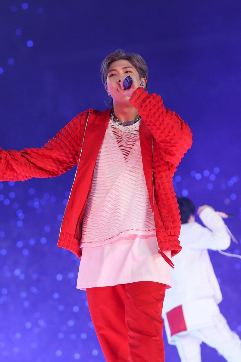 RollingStone's tweet photo. GALLERY: @BTS_twt take over Las Vegas for their sold-out stadium residency. #BTS

See all the photos here: https://t.co/MDM5avMxD0 https://t.co/8SPzMp9ghD
