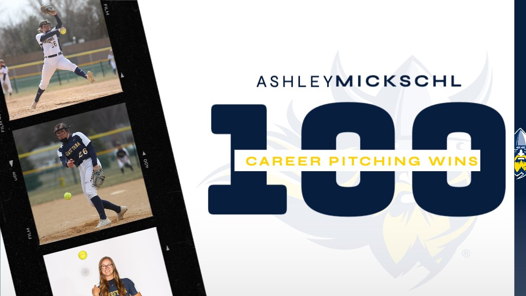 100 Career Pitching Wins ✔️

We see you, <a href="/amickschl/">Ashley Mickschl</a> 

#BuildingChampions