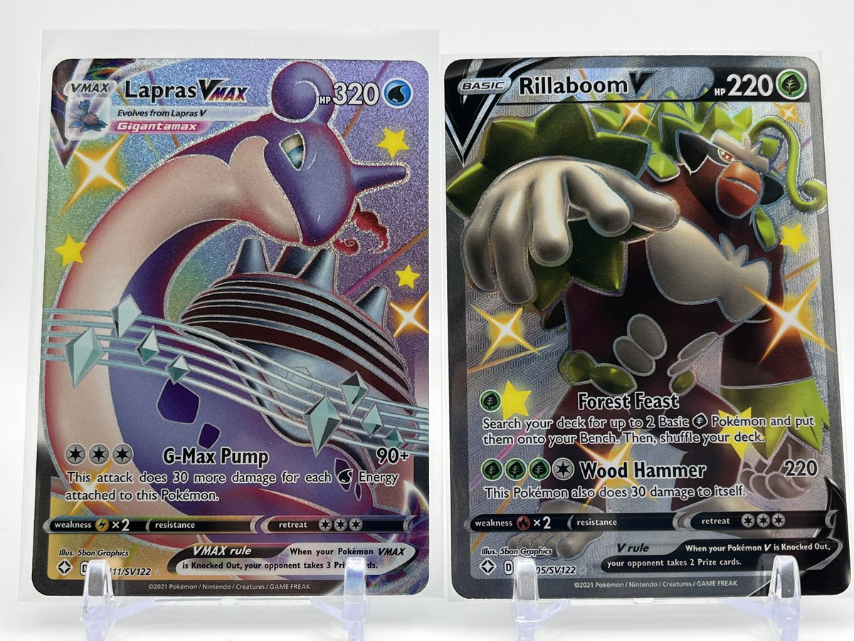 DomsCards's tweet photo. 🚨🚨New Giveaway Alert🚨🚨

A couple full art shiny Pokemon

Just Follow, Like, &amp; Retweet to Enter!

Giveaway ends Saturday April 16th @ 7PM CST #PokemonGiveaway #Giveaway #PokemonTCG #DomsCards https://t.co/GDKe0kOHON