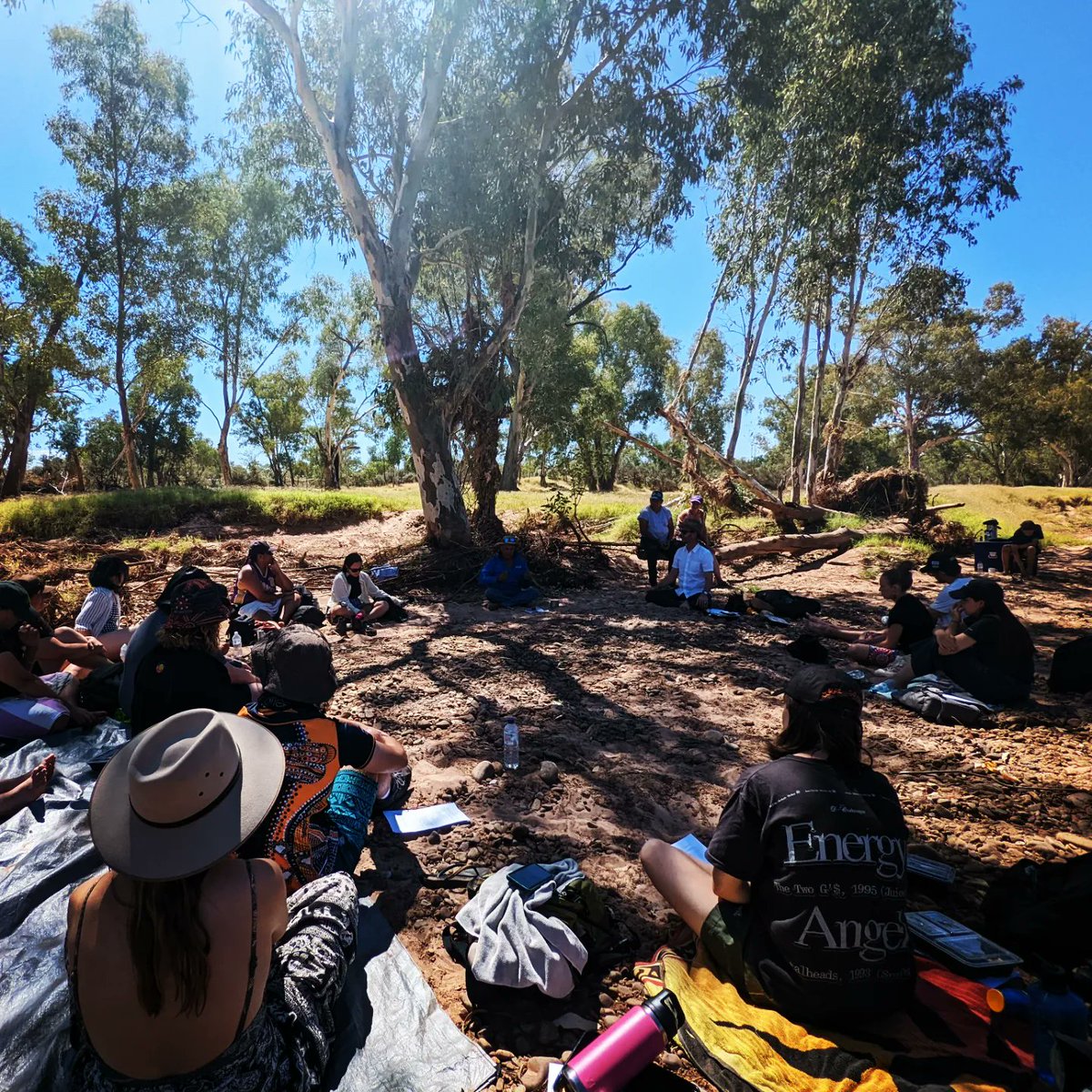 Learning about Aboriginal law, knowledge and context is by engaging directly with the source authority. These were some of our classrooms.