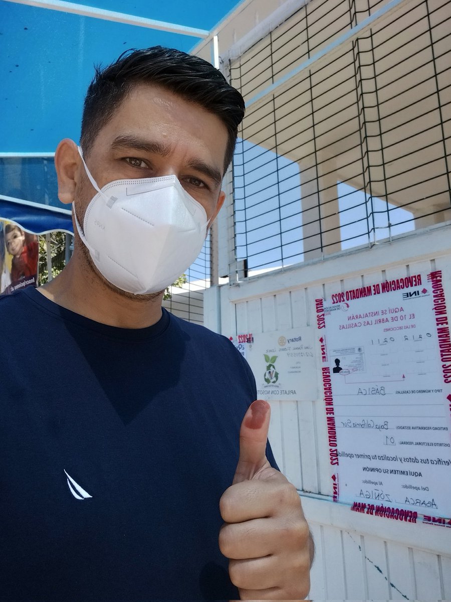 mikerroller's tweet photo. La cuarta vez que voto por Andrés Manuel 🗳️🤘🏼👌🏼👏🏼🇲🇽❤️ que siga la transformación 💪🏼 https://t.co/TPREbQtIvi