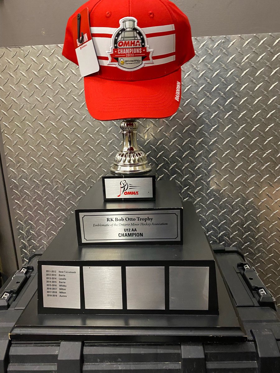 Congrats to the <a href="/WhitbyWildcats/">Whitby Wildcats</a> U12 AA team for winning the <a href="/HometownHockey/">Ontario Minor Hockey</a> Red Hats

Great way to end the season.