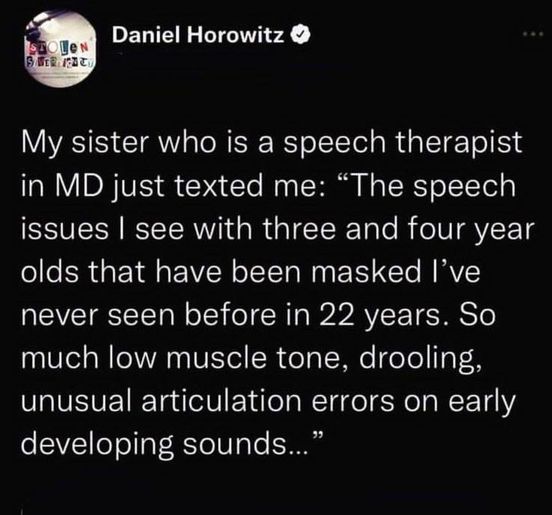 Serendipity. Now the kids verbalize as sloppily as their parents think.