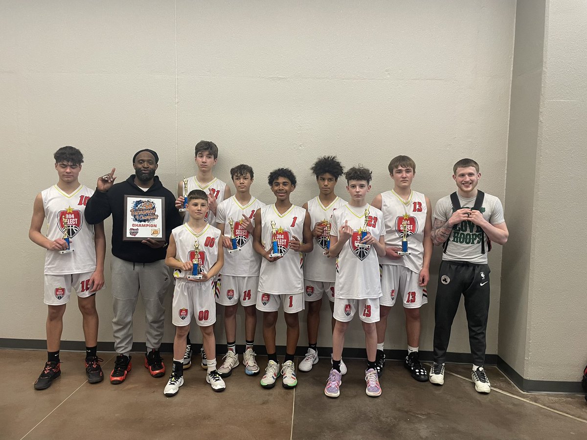 304_Select's tweet photo. 304 Select 2026 is the @Ohio_Players UA Tournament of Champions winners in the 8th grade division!!! 2 tournaments, 2 chips! https://t.co/WzgX6Q4IOq