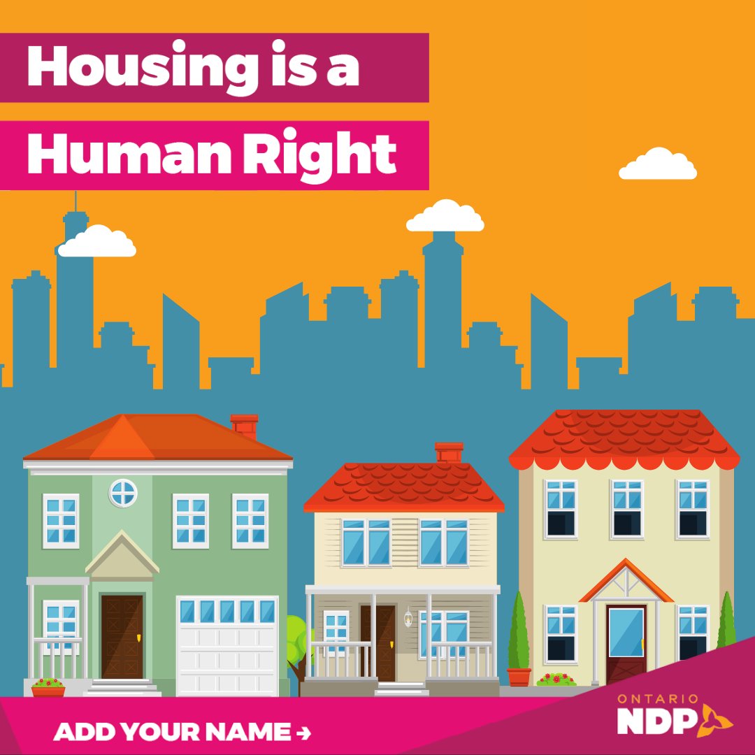OntarioNDP's tweet photo. A New Democrat government will end chronic homelessness within 10 years with a housing first strategy that gives more people a safe, stable place to live. Read our plan here: https://t.co/fJ9JbLU4s4 https://t.co/chl10RB8iD