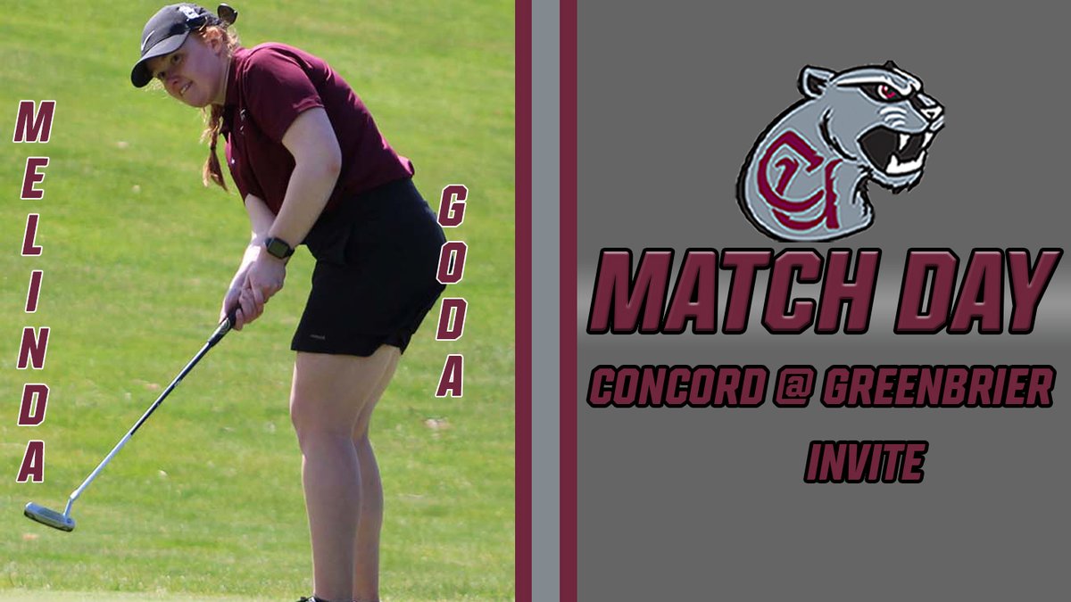 CUMountainlions (@cumountainlions) on Twitter photo .<a href="/ConcordGolf/">Concord Women’s Golf</a> MATCH DAY at Greenbrier Women's Invite
📍Location: White Sulphur Springs, W. Va. (Meadows Course at The Greenbrier)
📊Results: results.golfstat.com//public/leader… .<a href="/ConcordGolf/">Concord Women’s Golf</a> MATCH DAY at Greenbrier Women's Invite
📍Location: White Sulphur Springs, W. Va. (Meadows Course at The Greenbrier)
📊Results: results.golfstat.com//public/leader…