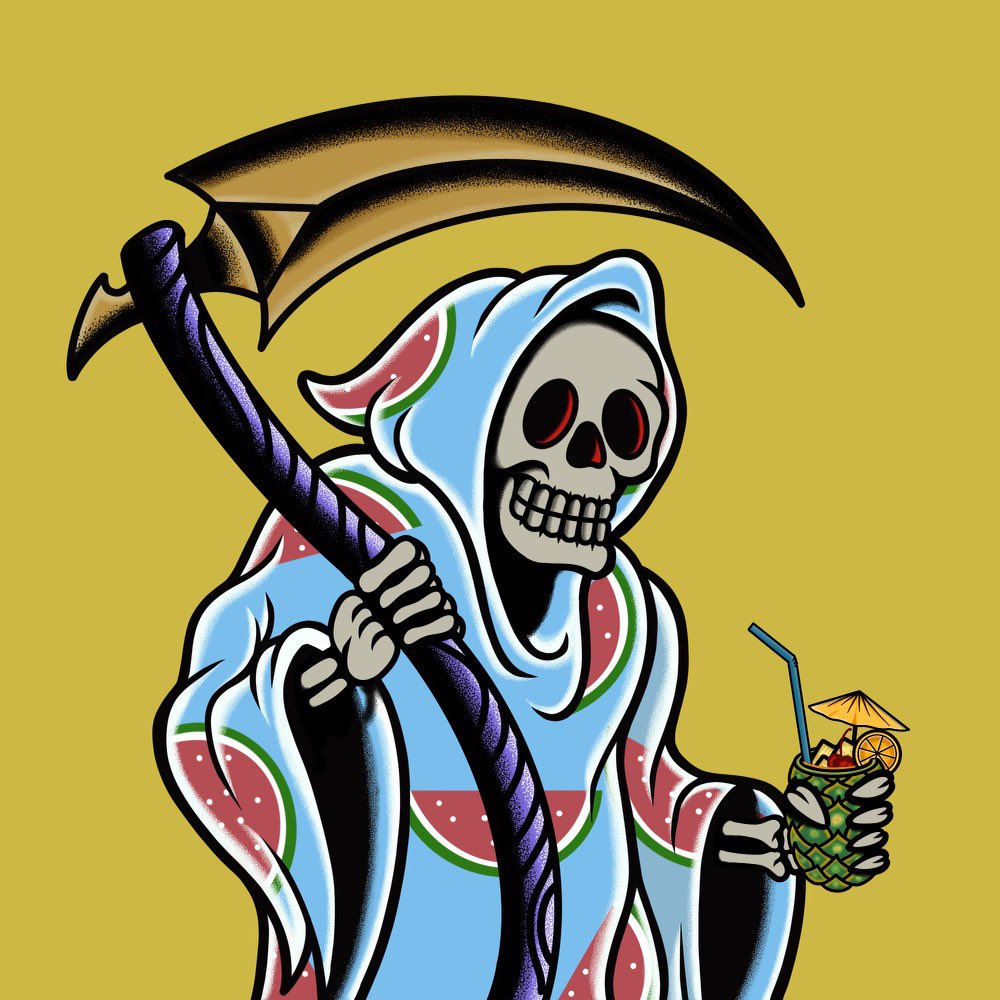 NotTodayClub's tweet photo. ✅ Doxxed Team
✅ Awesome Art
✅ Amazing Community
✅ Exciting Roadmap 

Mint is live right now and Reaper reveal is today! 
https://t.co/2cNkhi8emS https://t.co/OvflFYfOvO