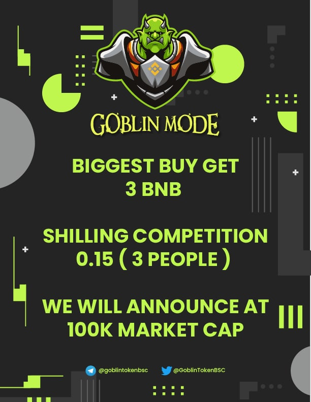 Goblin Mode BSC tweet media