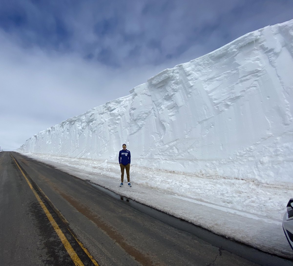 Finally got a chance to get up on the highway to checkout the snow. Hats off to the individuals who have been working tirelessly all winter to clear it!😳🤯#nlwx