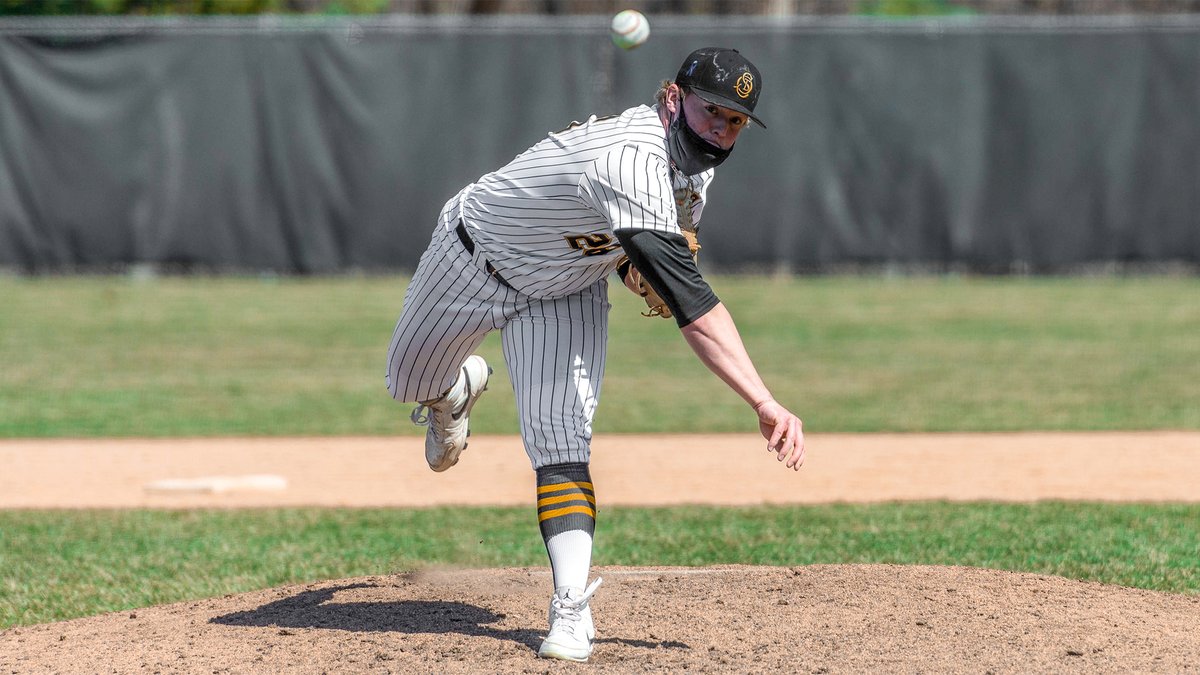 StOlafAthletics's tweet photo. Hunter Barber struck out a career-high 11 batters over six shutout inning to pitch @StOlafBaseball to a 5-0 game-one win in today's doubleheader split against Augsburg. The Auggies took game two, 2-1.

RECAP: https://t.co/wmC0IIWPPp

#OlePride | #UmYahYah | #d3baseball https://t.co/iU3Xnf51IU