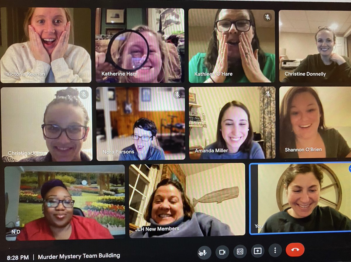 Recently, our New Member class  had some fun participating in a  virtual murder mystery social event! #JuniorLeagueHartford