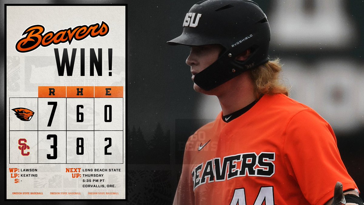 BeaverBaseball's tweet photo. 𝓢𝔀𝓮𝓮𝓮𝓮𝓮𝓮𝓮𝓮𝓹

Our first-ever sweep over USC in LA is in the books!

#GoBeavs https://t.co/MnGGQ9jgAD