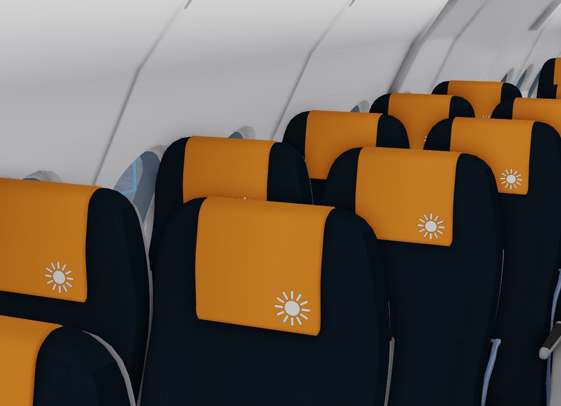 SunJetRblx's tweet photo. Going on Holiday this Summer? ☀️🏖️

Why not Fly with us, With our new seats😍

#roaviation #RobloxDev https://t.co/HVRJiTS3jY