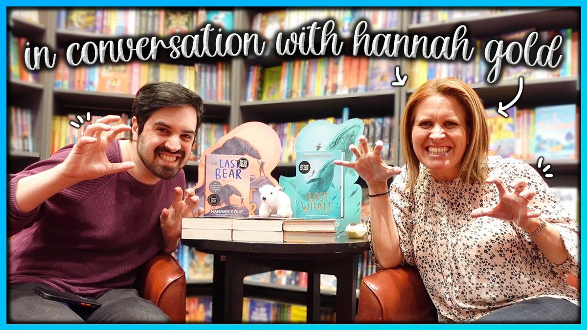 My first ever in-person AND in public interview!! It was SO MUCH FUN!! Come check out the awesome chat I had with Waterstones Children's Book Prize Winner, Hannah Gold, who was just amazing ❄️ @HGold_author @HarperCollinsCh #WCBP22 #TheLastBear

youtu.be/Kg-i3E0smuU