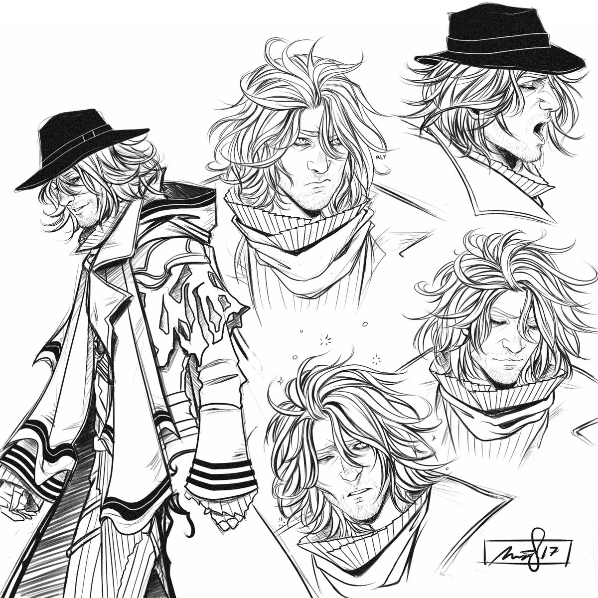 Some old ardyn doodles 
#ardyn #ardynizunia #ardynluciscaelum #ffxv