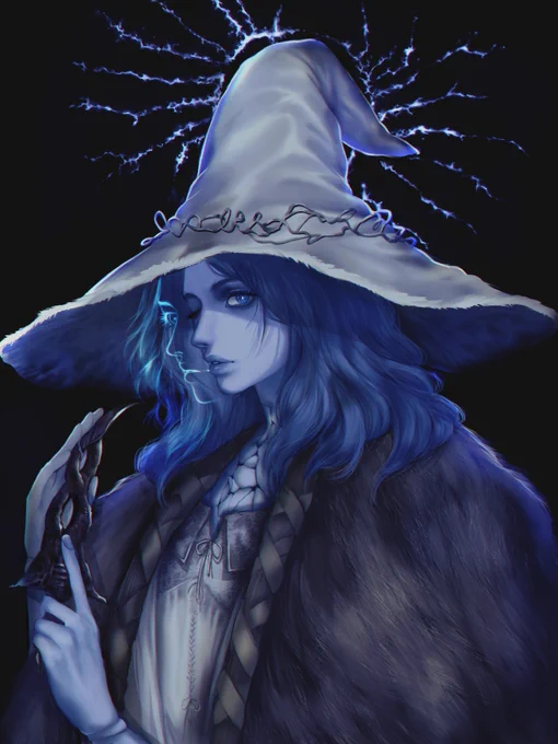 I am the witch Ranni. I stole Death long ago.

#ELDENRING 
