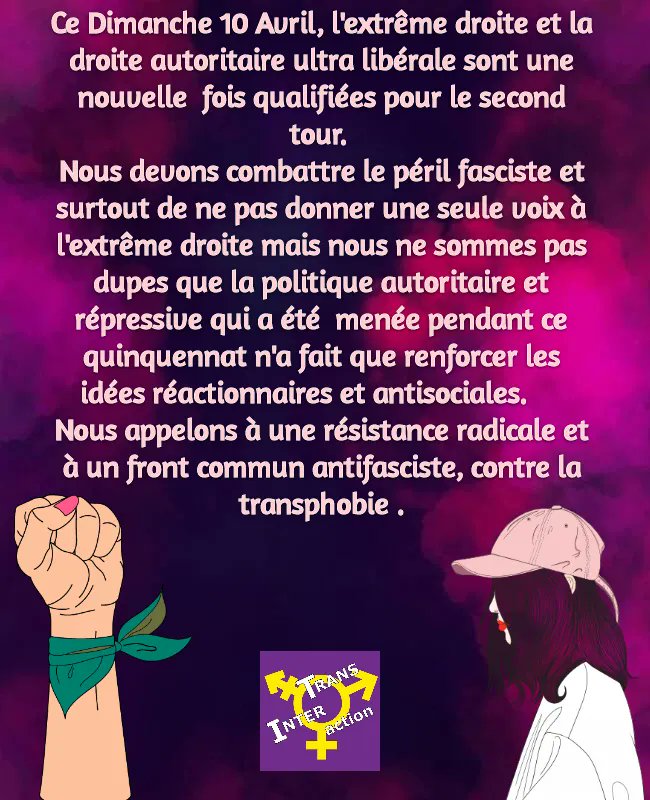 TRANS INTER action tweet media