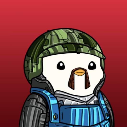 traviswalkerark's tweet photo. Alpha of the day: You want a @pudgypenguins #NFT, but it's a touch out of your price range... I got you.. Check out @Mecha_Penguins, officially endorsed by the pudgy penguins team and currently still near mint price on @LooksRareNFT and @opensea. I am my pengu and my mecha is me. https://t.co/B8RKJyaHdv