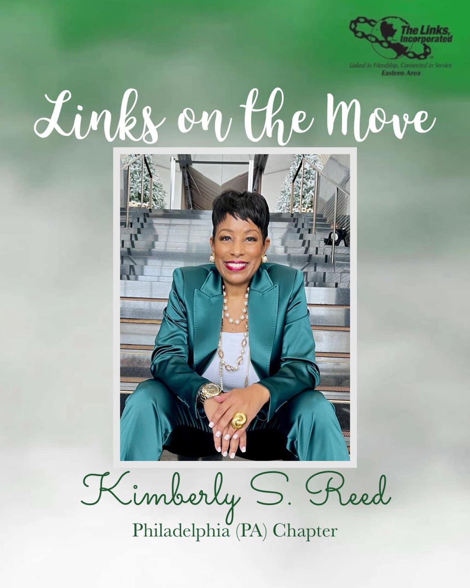 KimberlySReed's tweet image. Always so very cool to be recognized by your extraordinary Sisters in service 💚🔗

Thank YOU Eastern Area of @linksinc  — Grateful and appreciative. 

#PhiladelphiaChapter #FoundingChapter #1946 #TheLinksInc #grateful #InspiredSunday