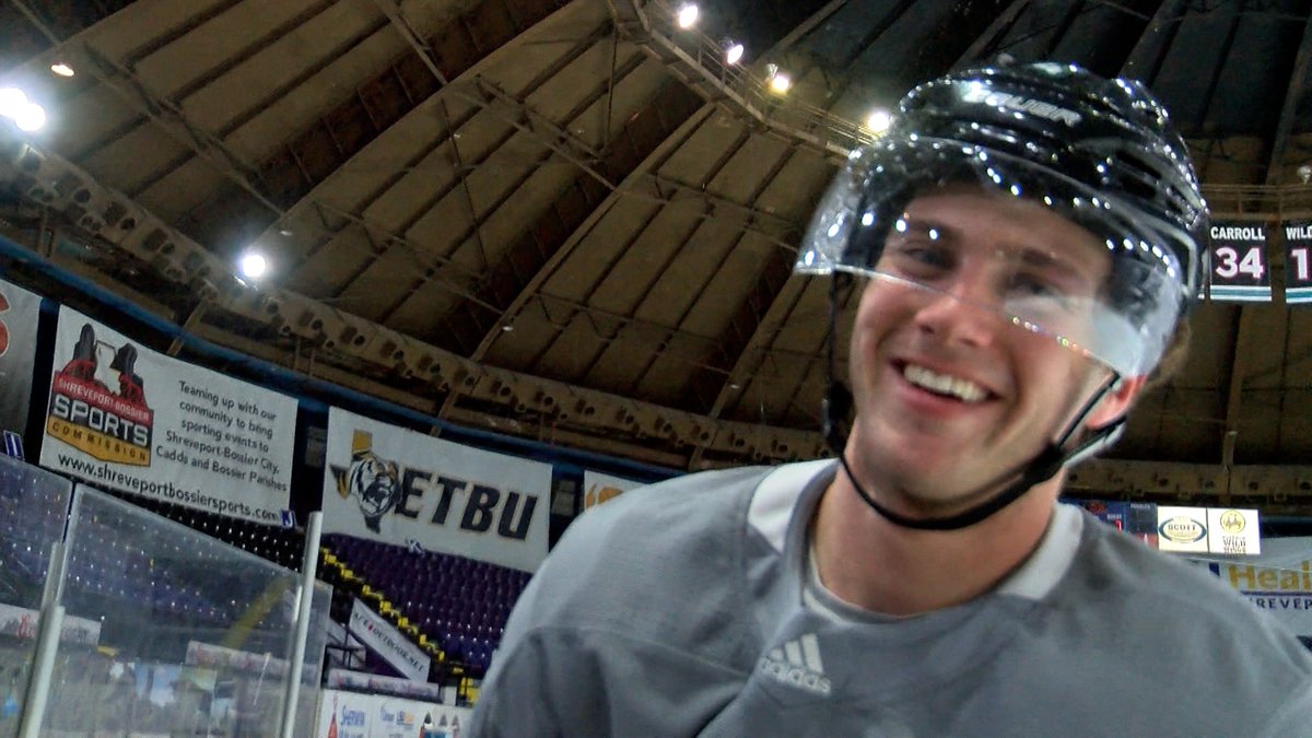 KtalSports's tweet photo. Tonight on the Sunday Night Sports Blitz

What goes into the journey to reach game 1⃣6⃣0⃣? @JohnSartoriTV brings you the story of how @davisgoukler went from rookie to @mudbugshockey record holder.

The #SNSB airs tonight at 10:30 only on @NBC6News. https://t.co/IO50yN48OS