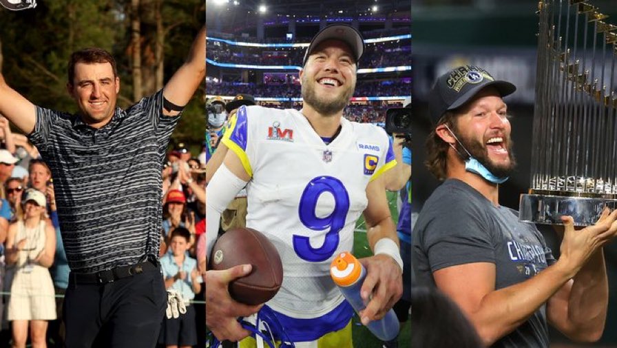 HP Scots Football (@hpscotsfb) on Twitter photo SFAW <a href="/ClaytonKersh22/">Clayton Kershaw</a> <a href="/ScottieScheff/">Scottie Scheffler</a> <a href="/matthewstafford/">Matthew Stafford</a> HP Three Peat. Best of the best SFAW <a href="/ClaytonKersh22/">Clayton Kershaw</a> <a href="/ScottieScheff/">Scottie Scheffler</a> <a href="/matthewstafford/">Matthew Stafford</a> HP Three Peat. Best of the best