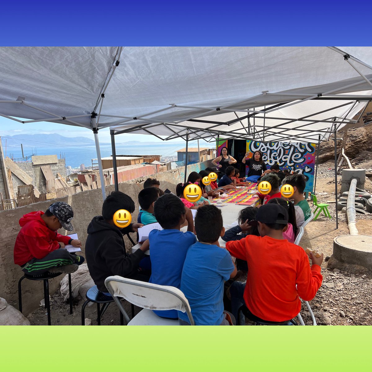 Como cada domingo en la <a href="/escuelarebelde/">Escuelita Rebelde Chepuja</a> 📚✨

#antofagasta #chile #campamentos