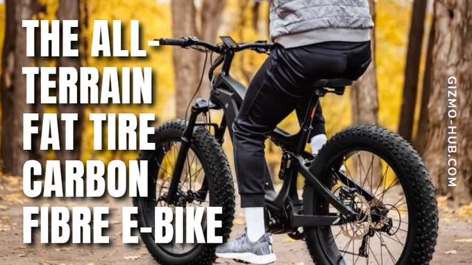 luup-x all-terrain fat tire carbon fiber e-bike