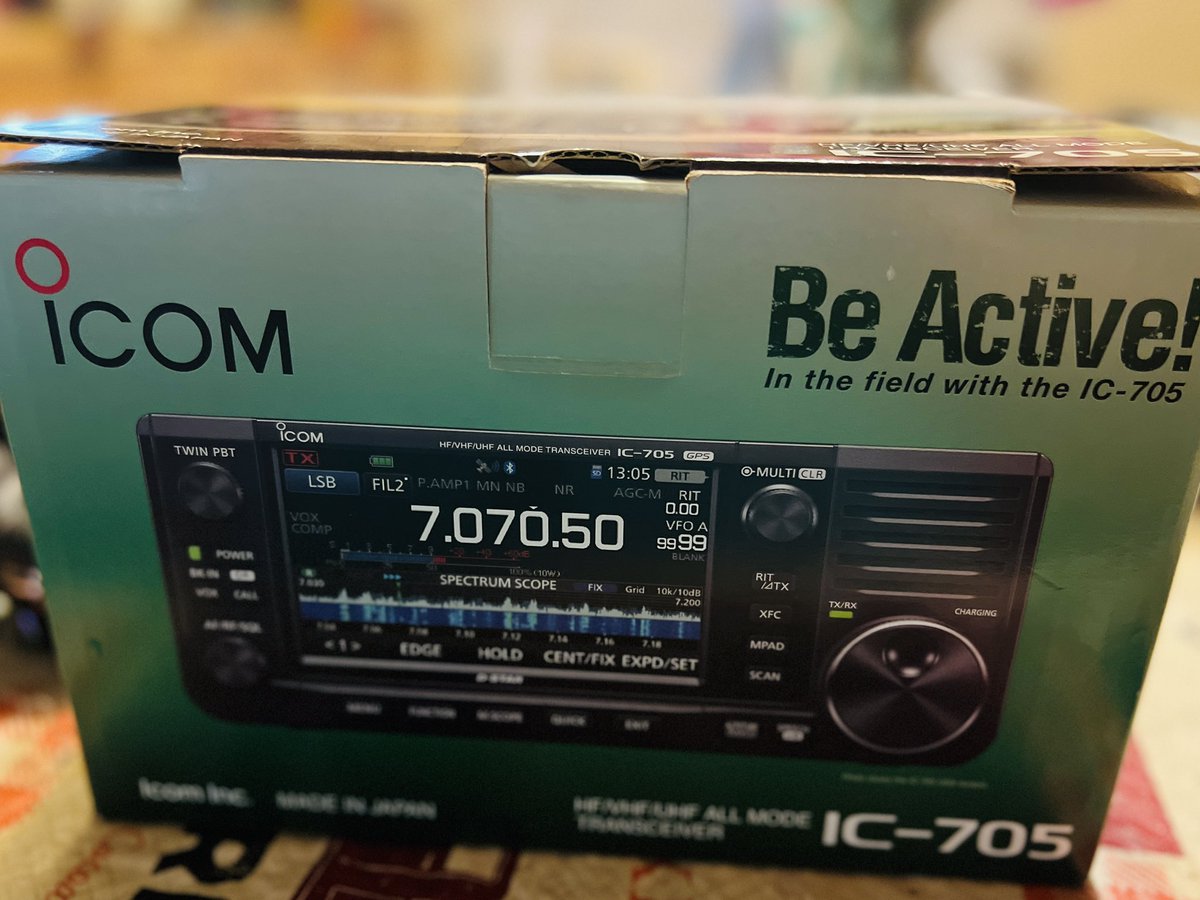 Had to join the cool kids.. FT-891, xiegu x6100, IC-705, IC-7300. #hamradio #icom705 #hamradio