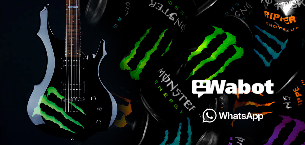 WABOT_WHATSAPP's tweet photo. Nueva promo de #WABOT en #WhatsApp para MONSTER ENERGY: 20 guitarras, 30 parlantes y remeras Monster

• https://t.co/sTbzLPy7Sc

#api #business #whatsappbusiness #promo #promocion #bot #shop #cart #carro #ecommerce #digital #disruptivo #innovacion #b2b #b2c #monsterenergy https://t.co/j4f2iQXori