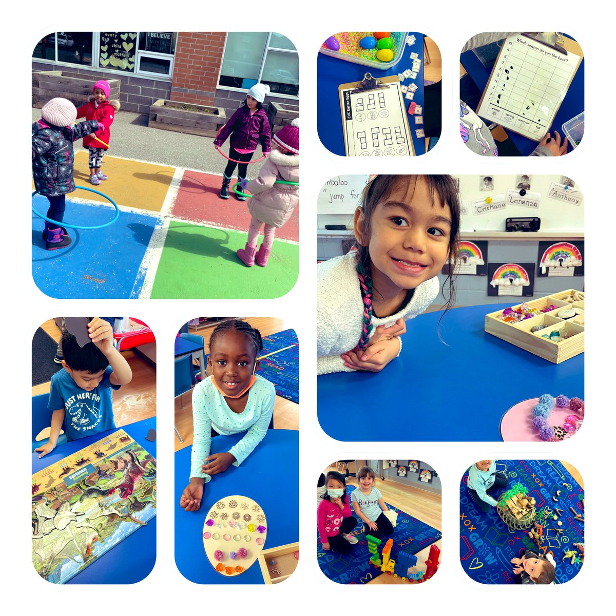 Last week was a fun one! Lots of learning happening in FDK! ☀️🦖✏️📊🥚🐣🐰<a href="/stalphonsaDP/">St. Alphonsa Catholic Elementary School</a>