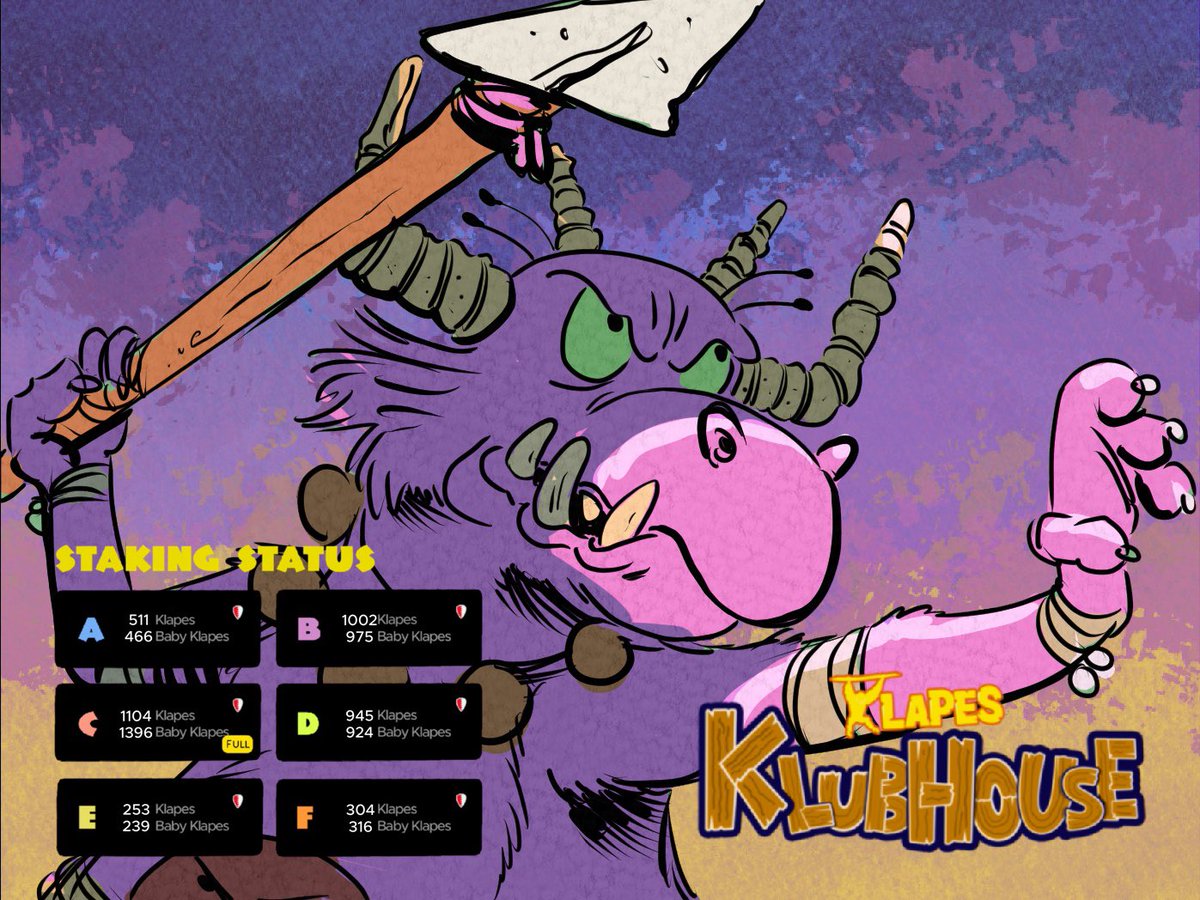 klapesnft's tweet photo. Our Klubhouses are under attack! 

FYI: the Klompster attacks will change the expected value of each staking pool each day!! 

For more info, visit🔗 https://t.co/ttLbgYOqV9

😈Current Round: 23(Harvest Phase)
😈Next Round: 24(Staking Phase)

#Klapes #KlapesKlubhouse #KOCO #NFTs https://t.co/ziuK0CBnx2