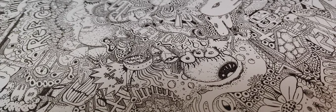 また大きいのもたまに描きたくなる。でも疲れるw 
