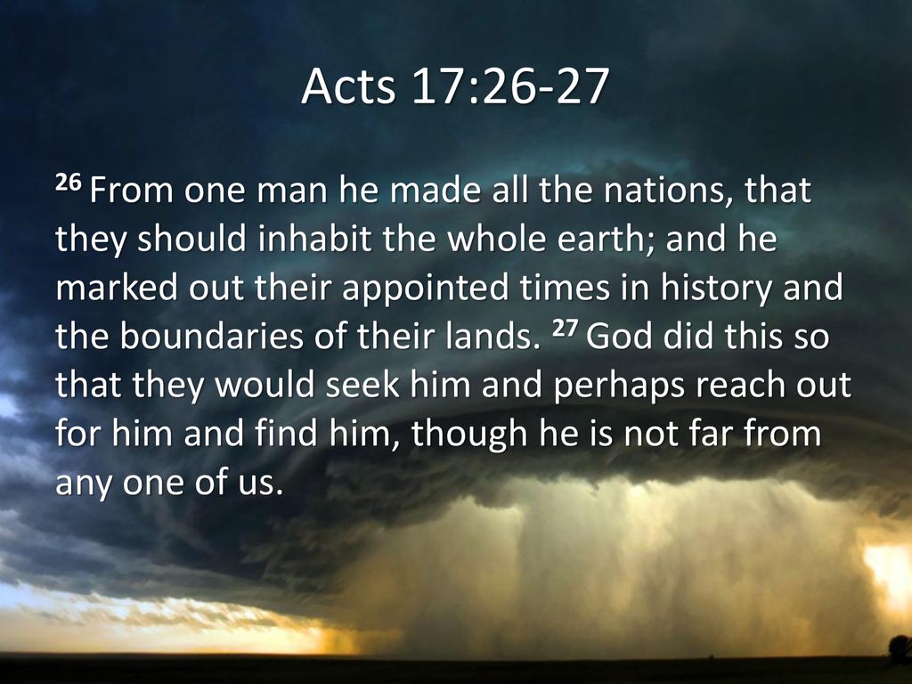 #Bible #Jesus #Christ #God #JesusChrist 

Acts 17:26-27 / Dz 17, 26-27 

Google - Foto