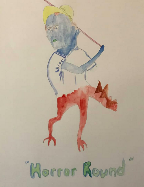 readingrevival's tweet photo. half golfer half dragon
.
.
.
#watercolour #watercolor #portrait #painting #adamscott #australian #golfer #dragon #horrorround #golf #horror
.
.
.
See this Instagram photo by @limechax https://t.co/GukHqqQQIm https://t.co/3a4pGEc2QZ