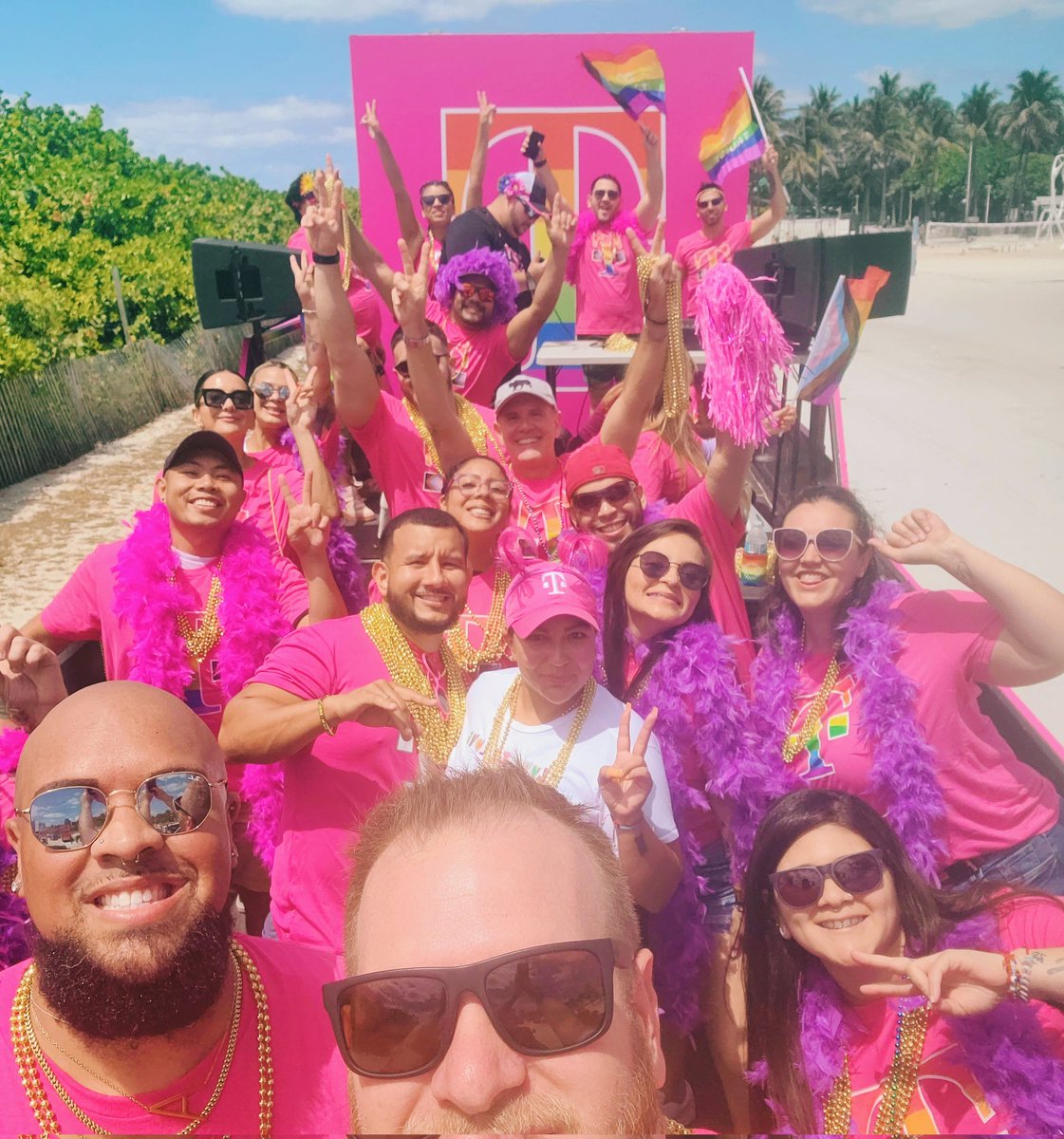 Matt Jones (@mjnfla) on Twitter photo South Florida DE&I representing big today <a href="/MiamiBeachPride/">MiamiBeachPride</a>
Thank you to all who participated in the parade and in the festival all weekend! #PridePowersOurFuture <a href="/TMobile/">T-Mobile</a> <a href="/cjgreentx/">Chris Green</a> South Florida DE&I representing big today <a href="/MiamiBeachPride/">MiamiBeachPride</a>
Thank you to all who participated in the parade and in the festival all weekend! #PridePowersOurFuture <a href="/TMobile/">T-Mobile</a> <a href="/cjgreentx/">Chris Green</a>