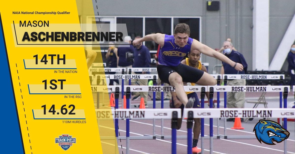 After two outdoor meets, we now have three athletes who have qualified for the 2022 NAIA Outdoor Track &amp; Field National Championship!

- Jordyn Cardwell (Triple Jump)

- Breanna Alderton (5,000m run)

- Mason Aschenbrenner (110m hurdles)

Congrats, Bearcats!