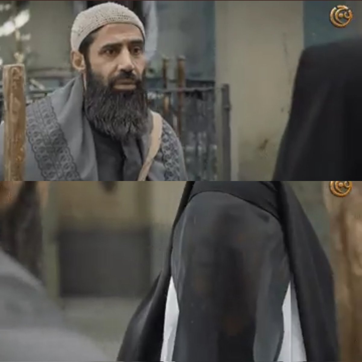 mouizgharib's tweet photo. الحلقة التاسعة:حين ��طفيء دمع العين حزن الروح فعلا!!!
اخيرا حانت اللقاء المنتظر بين أبو الأحلام وأمه وابنته مشهد كان مؤثر أبدع فيه محمد حداقي والأسطورة صباح الجزائري مشهد كان صامت في معظمه ��كن كان معبر خاصة مع ردى فعل عمار وعادل،دون أن ننسى إبداع درة المسلسل أم العز ❤
#حارة_القبة https://t.co/p550ZJK8TY
