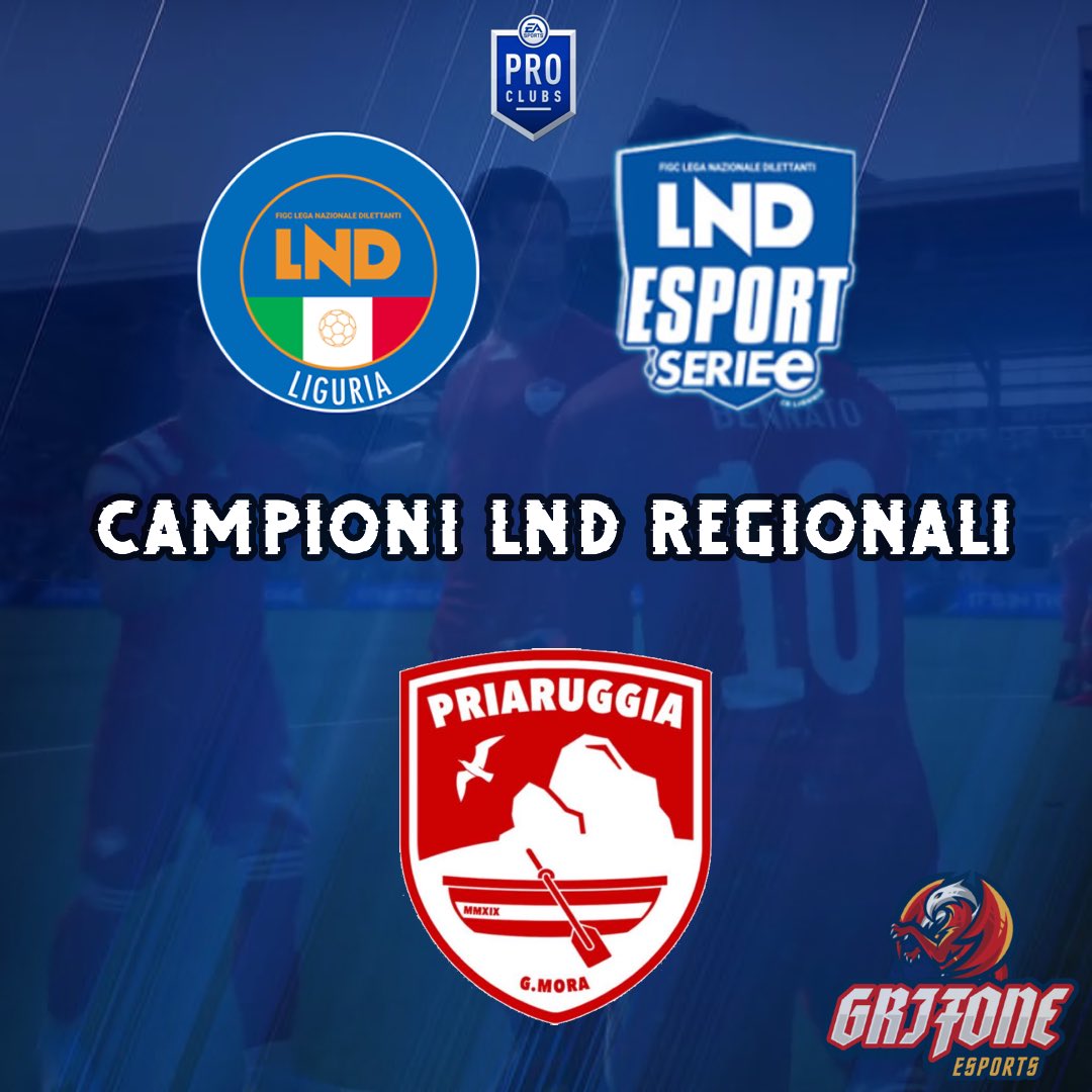 ASD Grifone Esports (@grifonesports) on Twitter photo SIAMO CAMPIONI LIGURI DELLA <a href="/LNDEsport1/">LND Esport</a>!
Ringraziamo per la fiducia la società #Priaruggia G. Mora!! 🤍❤️
Se volete rivedere le fasi finali al seguente link:
➡️ youtu.be/aMlstbeP0W4
#OnoraLaMagliaVinciLaBattaglia
#grifonesports #proclubitalia #esports #LND #gaming #fifa22 SIAMO CAMPIONI LIGURI DELLA <a href="/LNDEsport1/">LND Esport</a>!
Ringraziamo per la fiducia la società #Priaruggia G. Mora!! 🤍❤️
Se volete rivedere le fasi finali al seguente link:
➡️ youtu.be/aMlstbeP0W4
#OnoraLaMagliaVinciLaBattaglia
#grifonesports #proclubitalia #esports #LND #gaming #fifa22