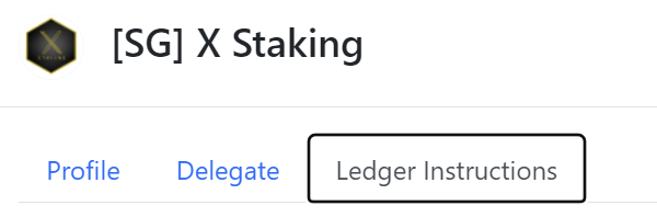 x_staking's tweet photo. Restake for Ledger users: click on the validator profile at  https://t.co/Qm75LMgn0Y and you will find instructions to enable it. You will need to use command line for this. https://t.co/XMdxQk0ACV