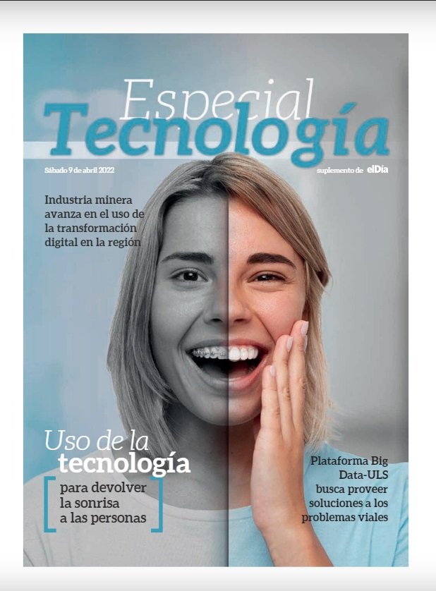 ESPINDOLARELLAN's tweet photo. Amigos comparto con ustedes el Especial de Tecnología  publicado en @eldia_cl en que se presenta el trabajo de nuestro gran equipo #BigDataULS sumamente a la red de instituciones y empresas que colaboran por construir Sociedad con y a través de los #DATOS @userena @ingenieriauls https://t.co/cM8W8uO07t