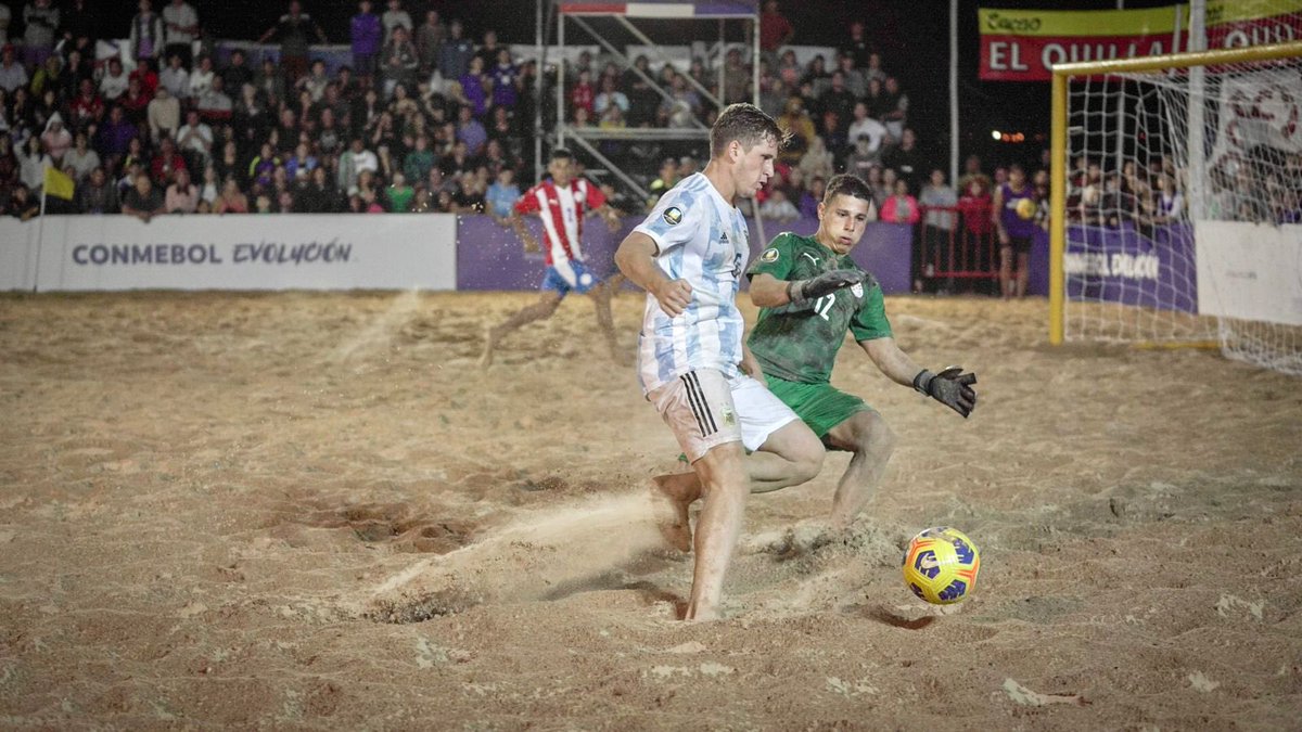 lospynandipy's tweet photo. #APFFútbolPlaya 🇵🇾
⌛️ Resultado Final:
@Argentina 🇦🇷 2 (6) - 2 (5) 🇵🇾 @lospynandipy
⚽️🇵🇾:
⚽ Milciades Medina (x2)
#OrgulloPynandi
#LigaEvoluciónFP
📸@LigaEvolucion https://t.co/ucTymBt71F